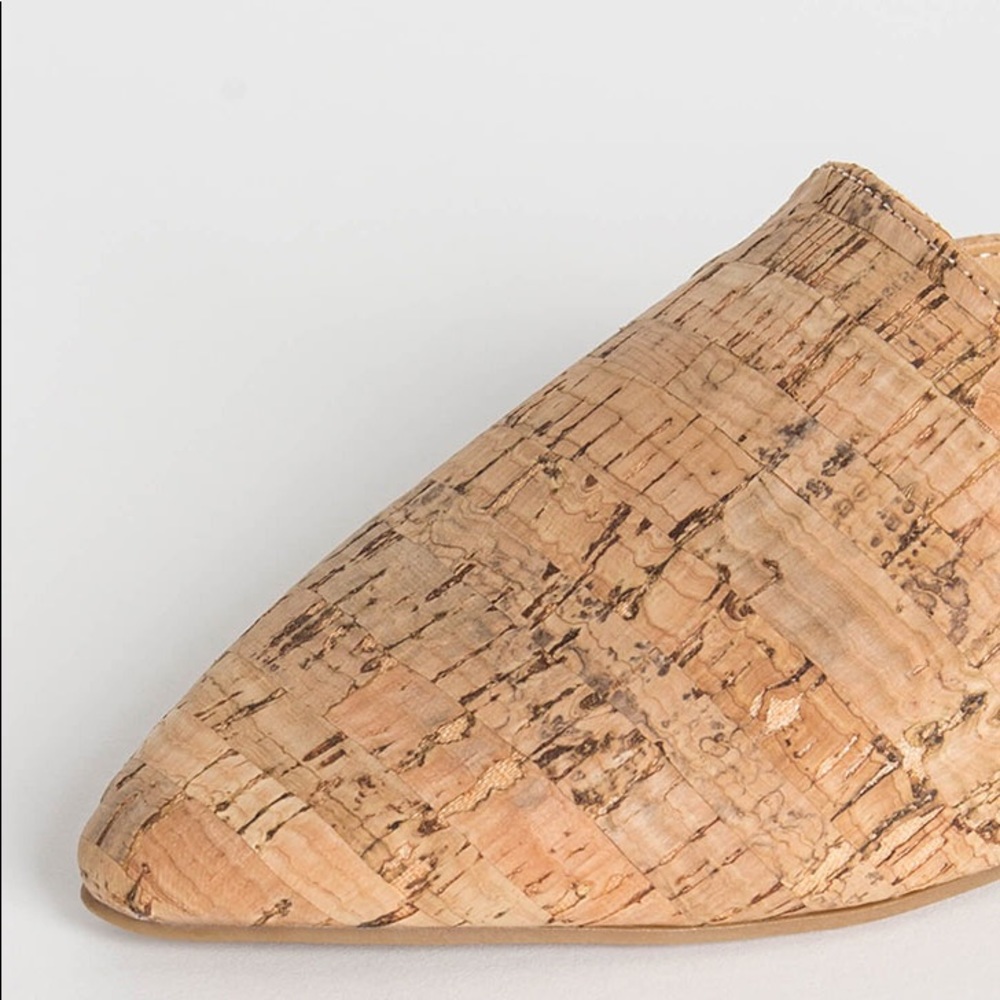 LAST 1! 5🌟 BESTSELLER Natural Cork Flat Mules - Picture 2 of 5